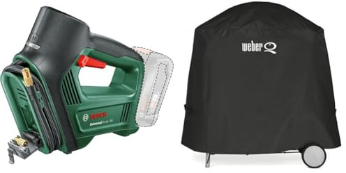 Bosch Luftpump/Luftkompressor - UniversalPump 18V & Startpaket (Utan Batteri, För Bil-, Motorcykel- Och Cykeldäck, 2,5 Ah Uppladdningsbart Batteri, Laddare)