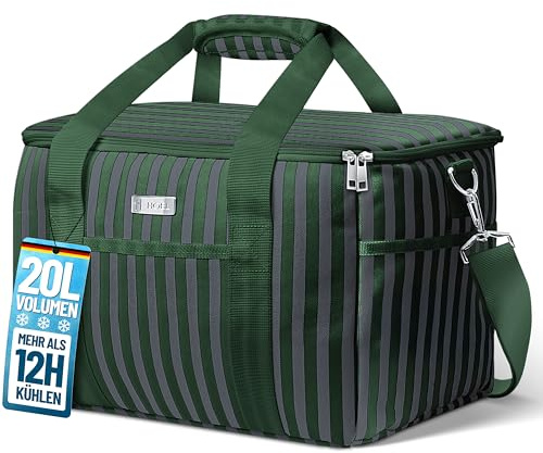 HOEL Borsa Termica Porta Pranzo - Borsa Frigo Grande - Borsa Pranzo Ufficio - Lunch Bag - Borse Termiche - Borsa Portapranzo Ufficio Viaggio Picnic