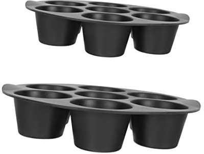 MAGICLULU 2pcs Silicone Cake Cup Mold Baking Tool Air Fryer Muffin Cup Silicone Molds for Home Baking
