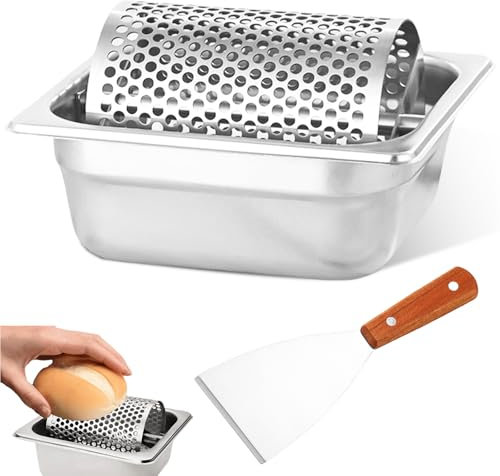 Butterroller, Butterrad Burger, Butterstreuer aus Edelstahl, Langlebiger Butterverteiler, Butterroller-Werkzeug, Butterschleuder, Butterspender für Brot Toast Brötchen, fasst 1000 MLButter