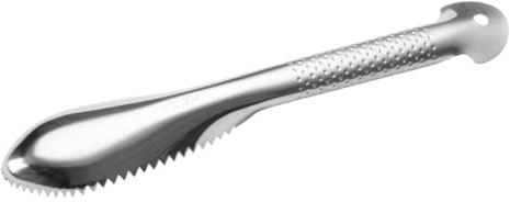 Warmhm Squamatore Pesce Acciaio Inossidabile Utensile Manuale per Rimuovere Squame Pesce Strumento Cucina Riutilizzabile