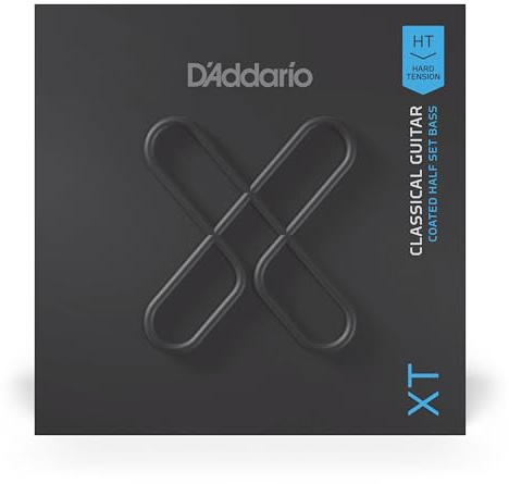 D'Addario Corde per chitarra - Corde XT Dynacore - XTDH-3B - Corde per chitarra classica - Mezzi set, tensione alta, rame argentato Dynacore