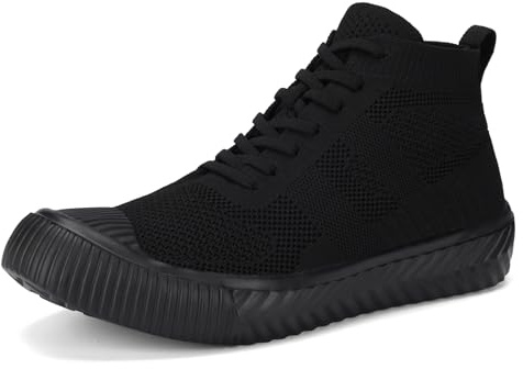 RTOUNT Womens Trainers Womens High Top Lightweight Mesh Breathable Running Sneakers Women Slip on Comforble Walking Shoes