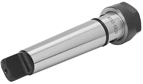 Yctze Portabrocas de Boquilla Cónica Morse MTA3, Piezas de Torno de Fresado CNC de Acero Al Carbono, Runout .0005 Pulgadas, Soporte de Portabrocas Cónico Morse MTA3 Compatible, de Boquilla, de