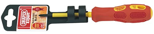 Draper 69221 Tournevis cruciforme entièrement isolé N°0 60 mm Tournevis cruciforme entièrement isolé N°0 60 mm