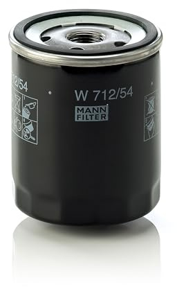 MANN-FILTER, W 712/54 Ölfilter | Für PKW, Hohe Filtrationsleistung, Optimaler Motorschutz, Hochwertige Dichtung, Echte OE-Technologie