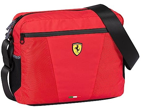 Panini - Ferrari Messengger Ferrari, sac à bandoulière bagages Mixte-Enfant, Rot, Taille unique