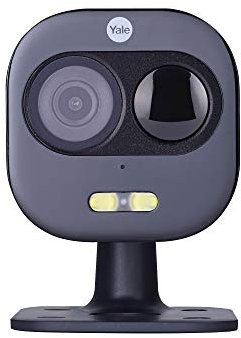 Yale SV-DAFX-B Front Door Camera - Spotlight And Siren Alarm, Motion Detector, Night Vision, Two-Way Talk, HD Live Viewing - App Controlled, Stand Indoor Use [Works With Alexa]