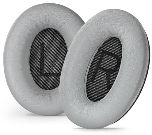 Aurivor Echte Leder Ohrpolster für Bose QuietComfort QC-35 QC-35-II QC-25 QC-15 QC-2 Kopfhörer, Lammleder Ersatz Ohrmuscheln für Ae2/Ae2i/Ae2W SoundLink SoundTrue Over-Ear Headsets