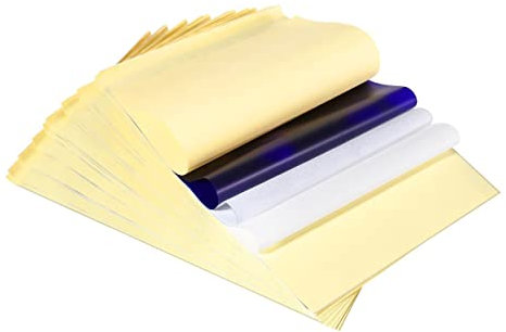Beavorty 60stücke Transferpapier Professionelle Tattoo-vorlagen Für Salon Und Zuhause Praktisches Nachzeichnungs Und Bügelpapier Hitzebeständig Vielseitig Einsetzbar Transparentes