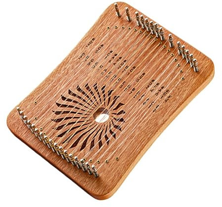 Lyre Harp 31Saiten-Fingerspiel-Harfe mit Stimmschlüssel, Extraktsaiten, Pickbag
