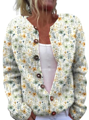 Mejores Ofertas De Hoy Trendyol Cardigan Mujer Top Mangas Abullonadas Chaqueta Larga Fina Mujer Chaqueta Mujer Larga Primavera Chaqueta Mujer Blanca Punto Chaqueta con Bufanda Camiseta Gato Ofertas