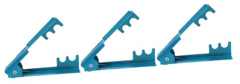 DIYEAH 3 Pz Pinze da piercing dethorner attrezzi per la pulizia del giardino pianta ramo Strumento per rimuovere spine Attrezzo per fioristi pinza rosa forbici per fiori plastica Sky-blue