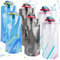 GAOUTO 6 Pezzi Bottiglia Pieghevole da 700ml, Salvaspazio & Riutilizzabile, Senza BPA per Campeggio, Festival & Attività all'Aperto (Nero, Blu, Bianco)