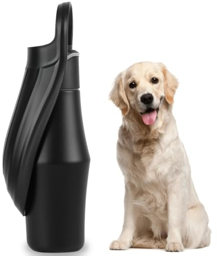 Borraccia Cane Portatile, 750ml Bottiglia per Cani da Viaggio, Borraccia Per Cani Isolato in Acciaio Inox, Bottiglia Cane per Camminare, Viaggiare, Campeggiare