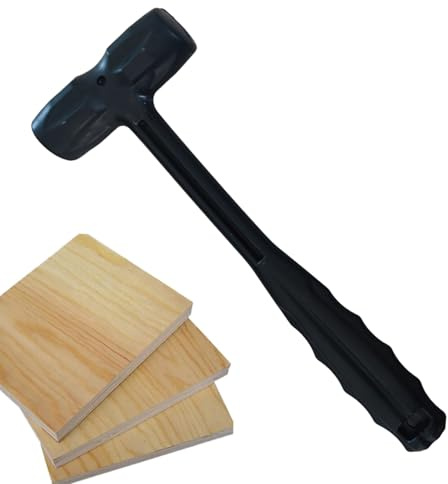 Rubber Mallet Hammer Set – Double-Faced Soft Mallet | Shock-Absorbing Rubber Mallett Hammer | Mallett Hammerr Suitable for Woodworking, Construction, and Diyy Projects