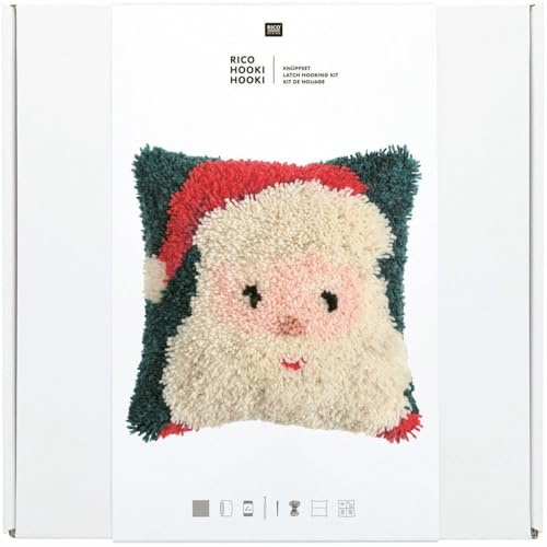 Rico Hooki Hooki, Knüpfset, Kissen Santa