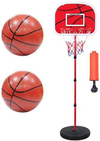 Portable Basketball Hoop For Kids, Adjustable Sports Toys With 3 Balls | Kids Basketball Hoop Outdoor | For Children Boys Girls Indoor Outdoor Home Living Room Patio Garden