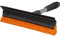 NIGRIN Scheibenreiniger 200 x 245 mm, mit Abziehlippe und Gummischwamm, Länge: 25 cm, grau
