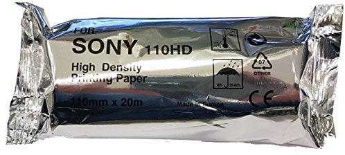 Carta per videoprinter compatibile SONY UPP-110HD - Carta B/N alta densità per ecografi - 1 rotolo