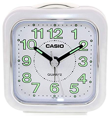 Réveil Digital Homme Casio Collection TQ-142-7EF, Blanc