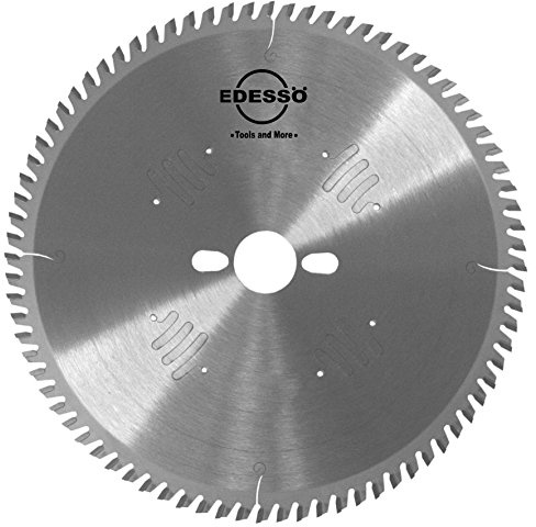 Edessö 37025430 HM-Kreissägeblatt Präzision-Standard 2 KNL HW 254x3,2/2,2x30 Z=80 VW, Silber