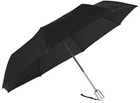 Samsonite Rain Pro - 3 Section Auto Open Close Ombrello Pieghevole, 28.5 cm, Nero (Black)