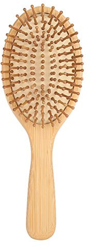 Bambù Capelli ricci Spazzola Setola Bordo antistatico Cuscino d'aria Pettine in legno Massaggio spazzola per capelli lisci Sottile Sottile Spessa Detangling