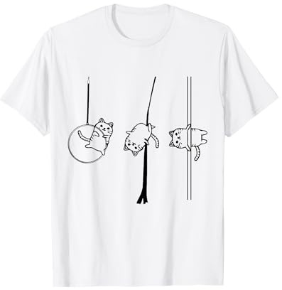 Zirkus-Fliegerin, Katze, Aerialist, Yogi, Tänzerin, Aerial Hoop Lover T-Shirt