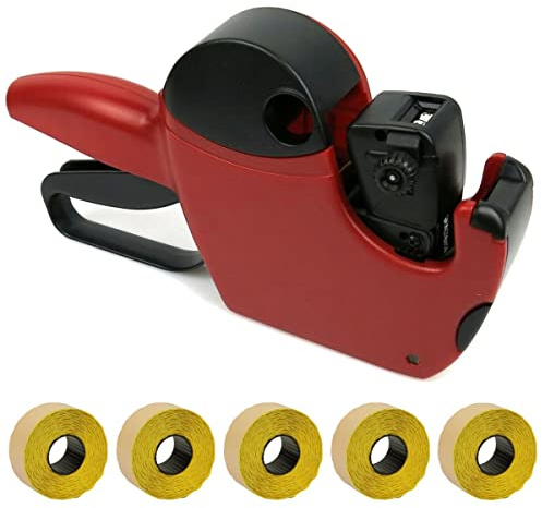 Preisauszeichner Jolly C6 6-stellig SET-ANGEBOT, einfacher Etikettenwechsel, unsere EMPFEHLUNG| inklusive 5 Etikettenrollen nach Wunsch | Auszeichner von PB-Onlinehandel