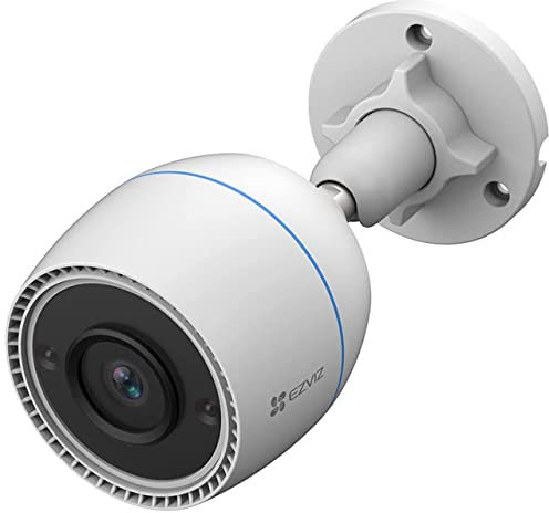 EZVIZ C3T 1080p Telecamera di Sicurezza, 2.4GHz WiFi Esterno Telecamera di Sorveglianza, Visione Notturna, IP66