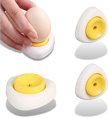 PLABBDPL Huevos perforadores, 2Pcs huevos cortados, cuencos semiautomáticos, paletas perforadas, huevo picker, huevo de espino huevo, cortador de huevos, barra de cocina, herramientas de cocina