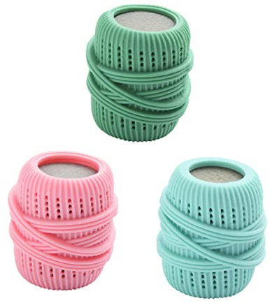 Laundry Washing Ball 3pcs Set TPE Sponge for Clothes | Random Color , Reusable Washer Aid, Pet Hair Remover, Gentle on Garments, Machine Laundry Use