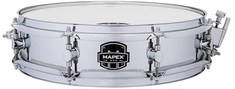 Mapex MPX Steel Piccolo Snare Drum - 3.5 x 14-inch - Polished