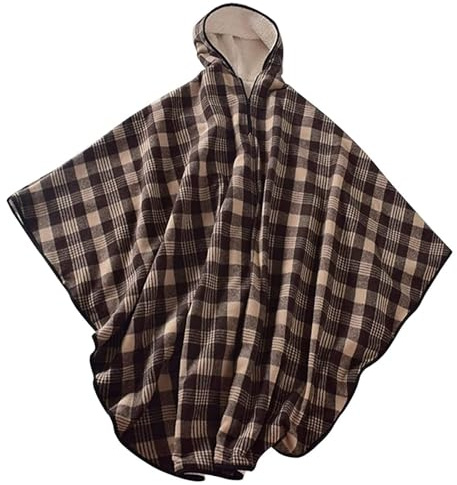 Winddichter Rollstuhl-Umhang-Poncho Mit Kapuze, Rollstuhl-Wärmedecke, Rollstuhl-Umhang, Fleece-gefütterte Reise-Thermodecke, Für Behinderte Senioren Und Ältere Menschen