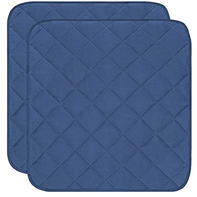 Inkontinenz-Stuhlauflagen, rutschfest, saugfähig, wasserdicht, waschbar, Schutz für Liegestuhl, geeignet für Männer, Frauen, Kinder, Babys, Haustiere, 55,9 x 53,3 cm, 2 Stück