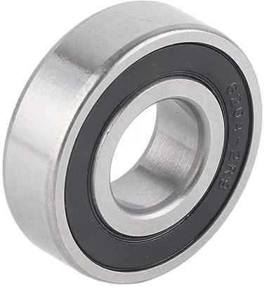 KIMISS 10 Stück 6204-2RS Hochgeschwindigkeits-Rillenkugellager mit Doppelseitiger Dichtung, 17 X 47 X 14 Mm, für Anwendungen in der Leichtindustrie
