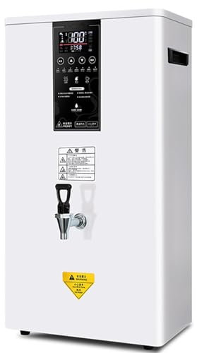 50/60/80 L Heißwasserspender, Kommerzieller 2500 W Schnellheiz-Warmwassertopf Mit Auslauf, Warmwasserspeicher Aus Edelstahl 304 Mit LCD-Anzeige for Café, Bar, Zuhause(80l)