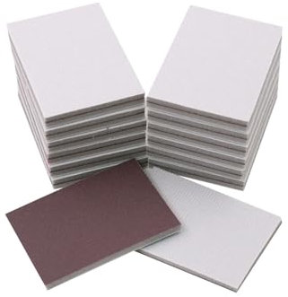 40 Pezzi Di Spugna Abrasiva, 180 – 400 Granulometria Grana Blocco Abrasivo, Spugna Abrasiva Muro Per Legno, Cartongesso, Metallo, Vernice, Riparazione Carrozzeria Auto