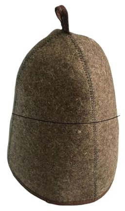 Gorro de sauna de fieltro para baño, ligero, cómodo de llevar para bañarse al vapor (estilo 1)