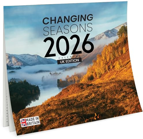 Changing Seasons Calendar 2026 – Scenic A4 Wall Calendar