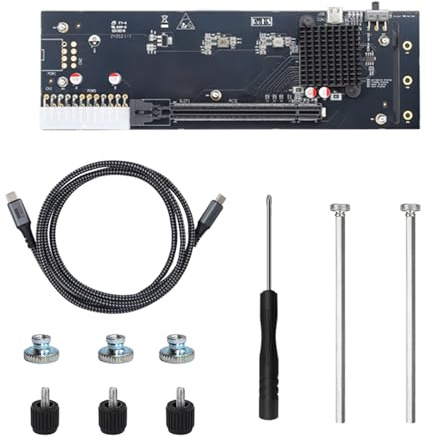 Estación de acoplamiento externa USB tipo C de 40 Gbps, soporta múltiples GPU, incluyendo RTX3060 de fácil instalación, base de tarjeta gráfica externa