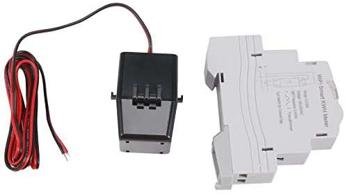 Harewtwy ATMS1603 Tuya Misuratore di Energia Intelligente WiFi Monofase 100A Din Rail Misurazione Precisa Voltmetro Amperometro Potenza