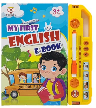 Oshhni Libro sonoro per in Inglese, educativo, Creativo, per Lo Sviluppo e l'apprendimento precoce, Libro sonoro Audio per Bambini,