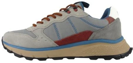SUN68 Z45130-06 Fire Camping Sneaker för män, Grå, 41 EU