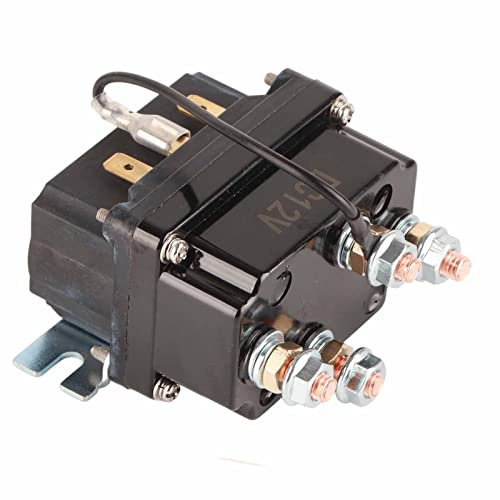 ZAICOLER Contactores de relé de Solenoide de Cabrestante 12 V 250 A para AUT UTV SUV con Cabrestantes de 3000 A 5000 Libras Acero de Aleación Premium Reemplazo Ideal para Vehículos 4x4 Superficie