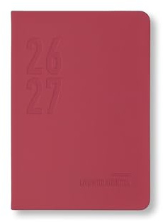 Letts of London Conscious Evergreen 27-031992 Schülerkalender 2026/2027, A6, 1 Tag pro Seite, Beere