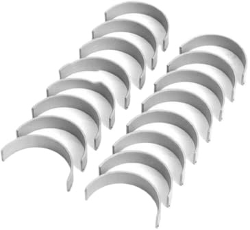 Jeu de roulements de bielle 16 pièces compatibles avec les moteurs N62 N63 S63 pour modèles 550i M5 X5 X6 F10 F90 F02 E70 – Remplace OEM 11247617338 11247617339