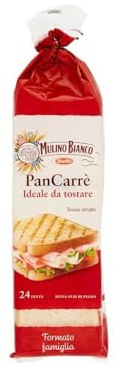 Mulino Bianco Pan Carrè, 24 Fette, 430g