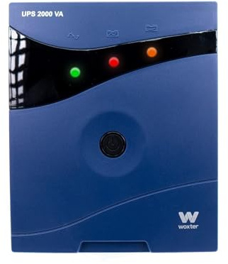 Woxter Ups 2000 Va – Système Sai d'alimentation sans Interruption Sai (2000Va/1200 W, autonomie d'environ 20-30 Minutes), Alimentation Continue, 2 Prises Schuko, Noir